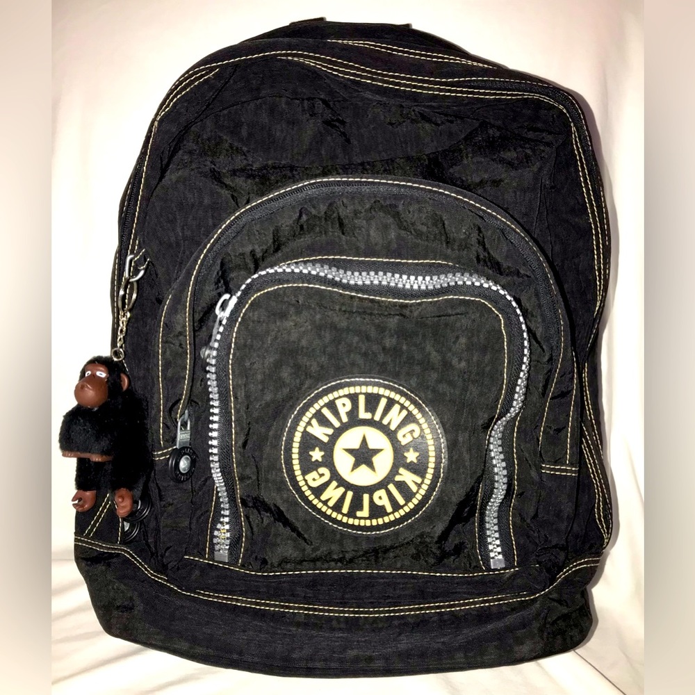 Vintage Kipling hiker hal backpack school book bag